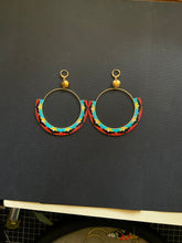 Load image into Gallery viewer, MIGIZII Beaded Hoop Earrings 3940
