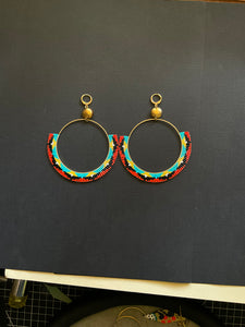 MIGIZII Beaded Hoop Earrings 3940