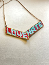 Load image into Gallery viewer, LOVE/HATE Beaded Pendant 3966
