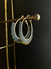 Load image into Gallery viewer, Beaded Hoop Earrings 3973
