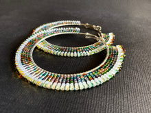 Load image into Gallery viewer, Beaded Hoop Earrings 3974

