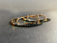 Load image into Gallery viewer, Beaded Hoop Earrings 3976
