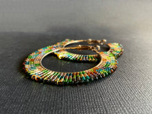 Load image into Gallery viewer, Beaded Hoop Earrings 3977
