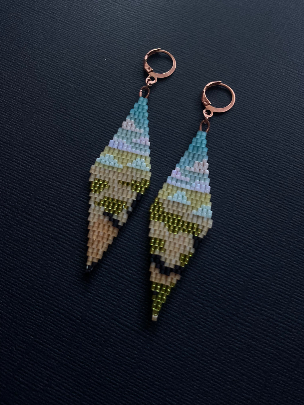 OCH Story Beaded Drop Earrings 4147