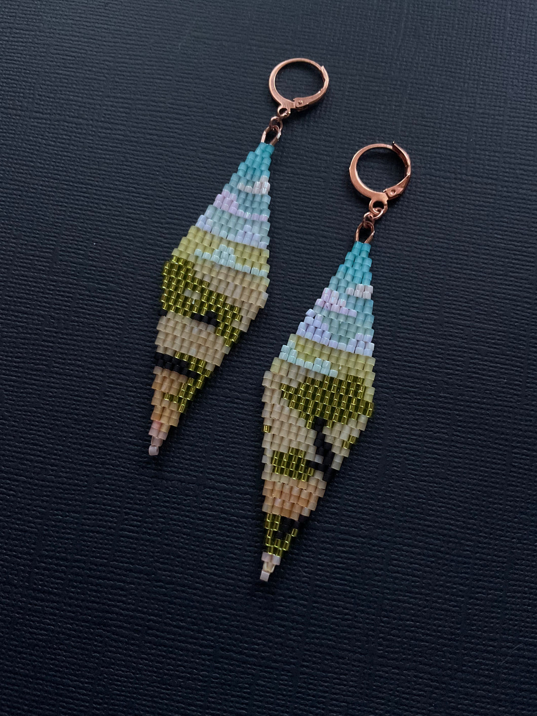 OCH Story Beaded Drop Earrings 4148