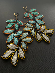 Beaded Mega Drop Earrings 4156