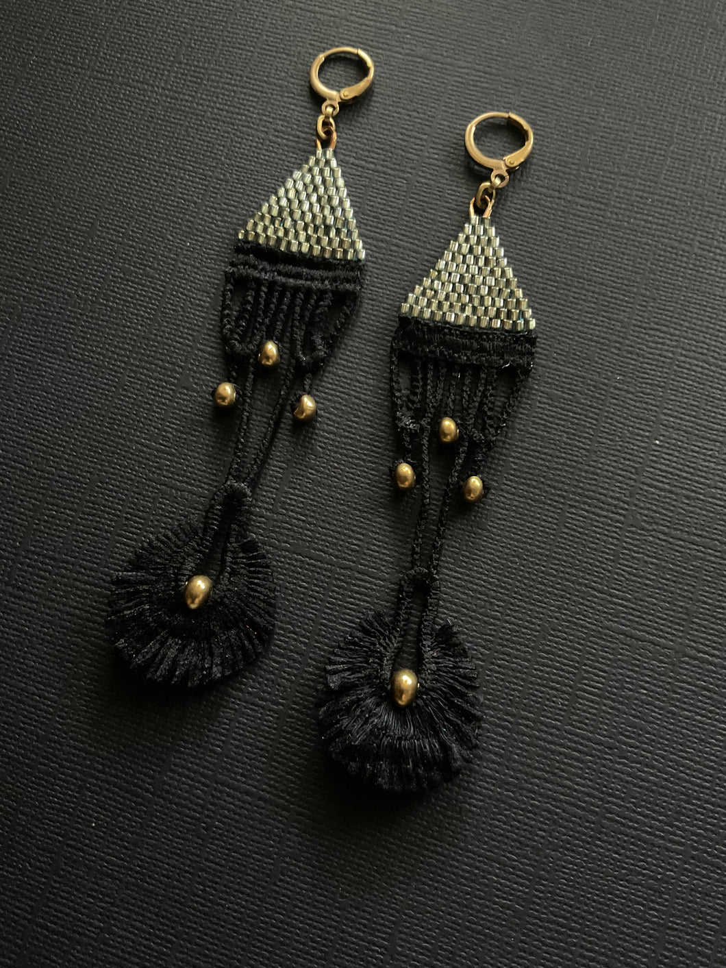 Art Deco Drop Earrings 4158