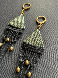 Art Deco Drop Earrings 4158