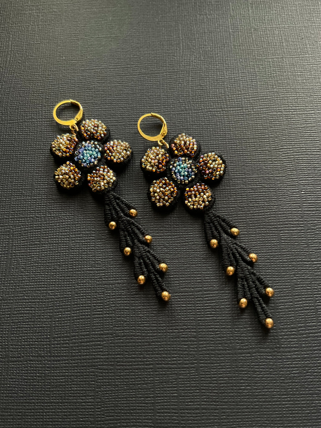 Beaded Drop Earrings 4159
