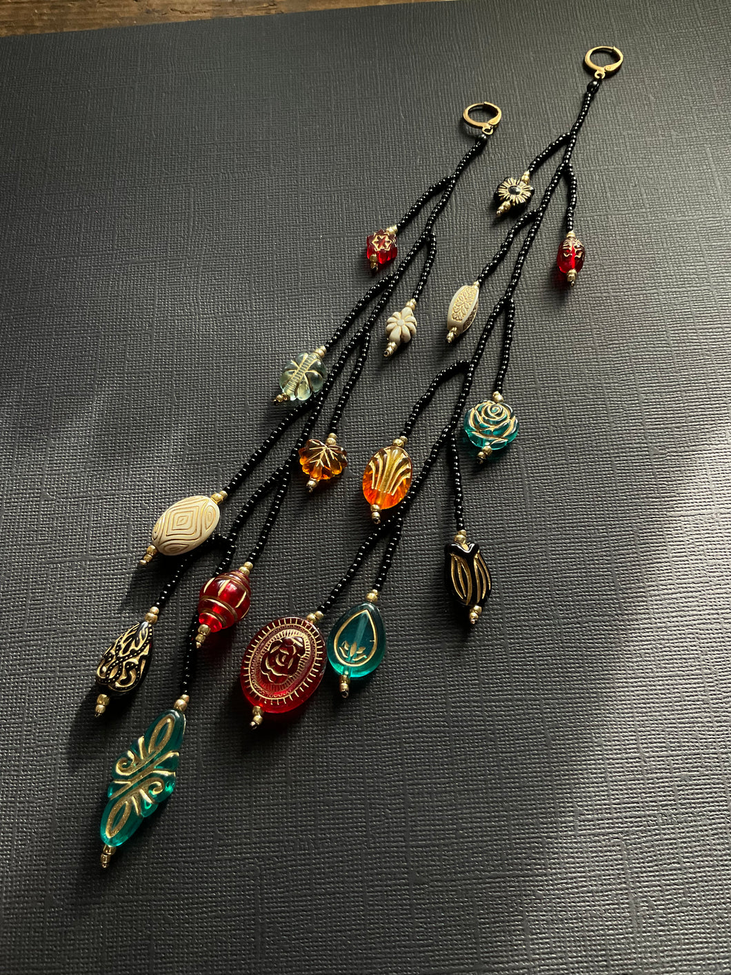 Beaded Drop Earrings 4178