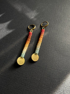 Beaded CTFO Drop Earrings 4204