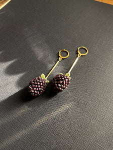 Medium BlackBerry Earrings 4182