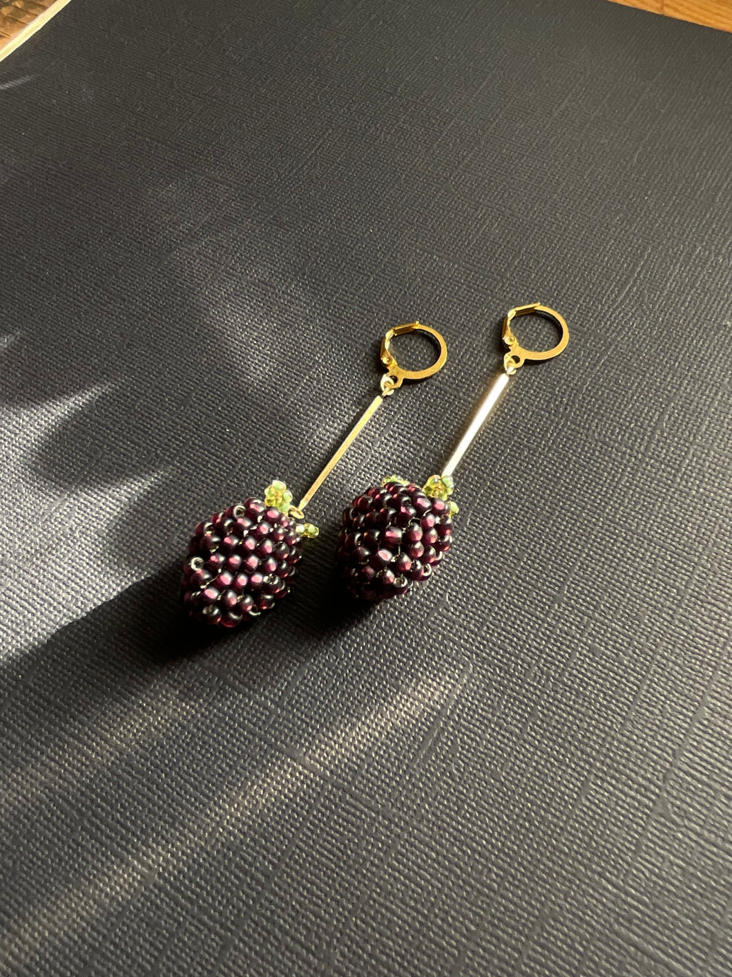 Medium BlackBerry Earrings 4182