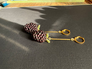 Medium BlackBerry Earrings 4182