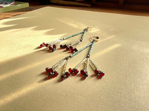 Beaded Drop Earrings 4185