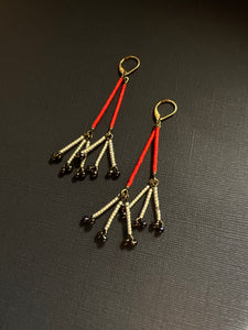 Beaded Drop Earrings 4186