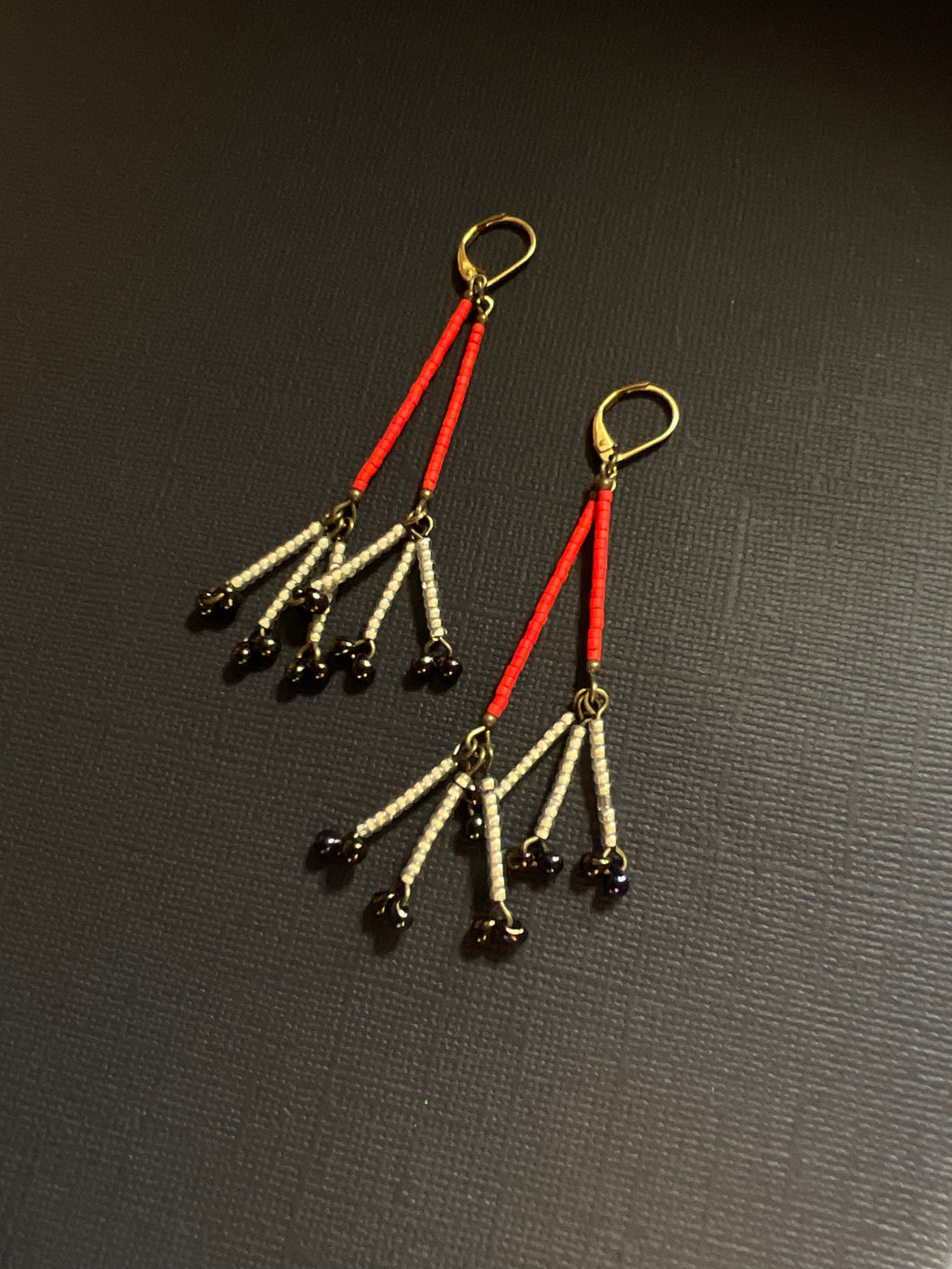 Beaded Drop Earrings 4186