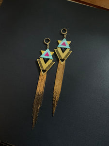 Beaded Drop Earrings 4194