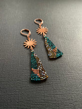 Load image into Gallery viewer, Woven Beaded Drop Earrings 4195
