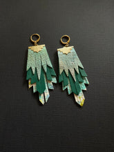 Load image into Gallery viewer, Leather Drop Earrings 4200
