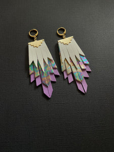 Leather Drop Earrings 4201