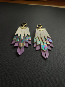 Leather Drop Earrings 4201