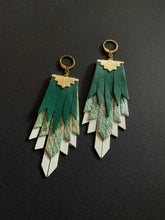 Load image into Gallery viewer, Leather Drop Earrings 4202
