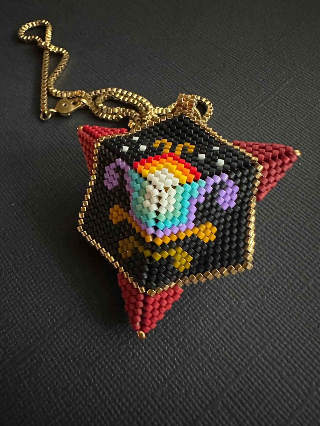 3D Beaded Pendant 3728