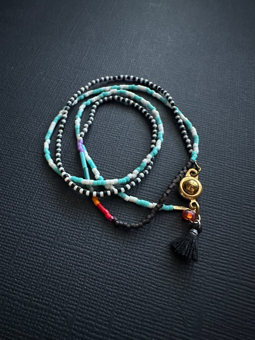 Simple Beaded Necklace 3753