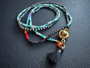 Simple Beaded Necklace 3753