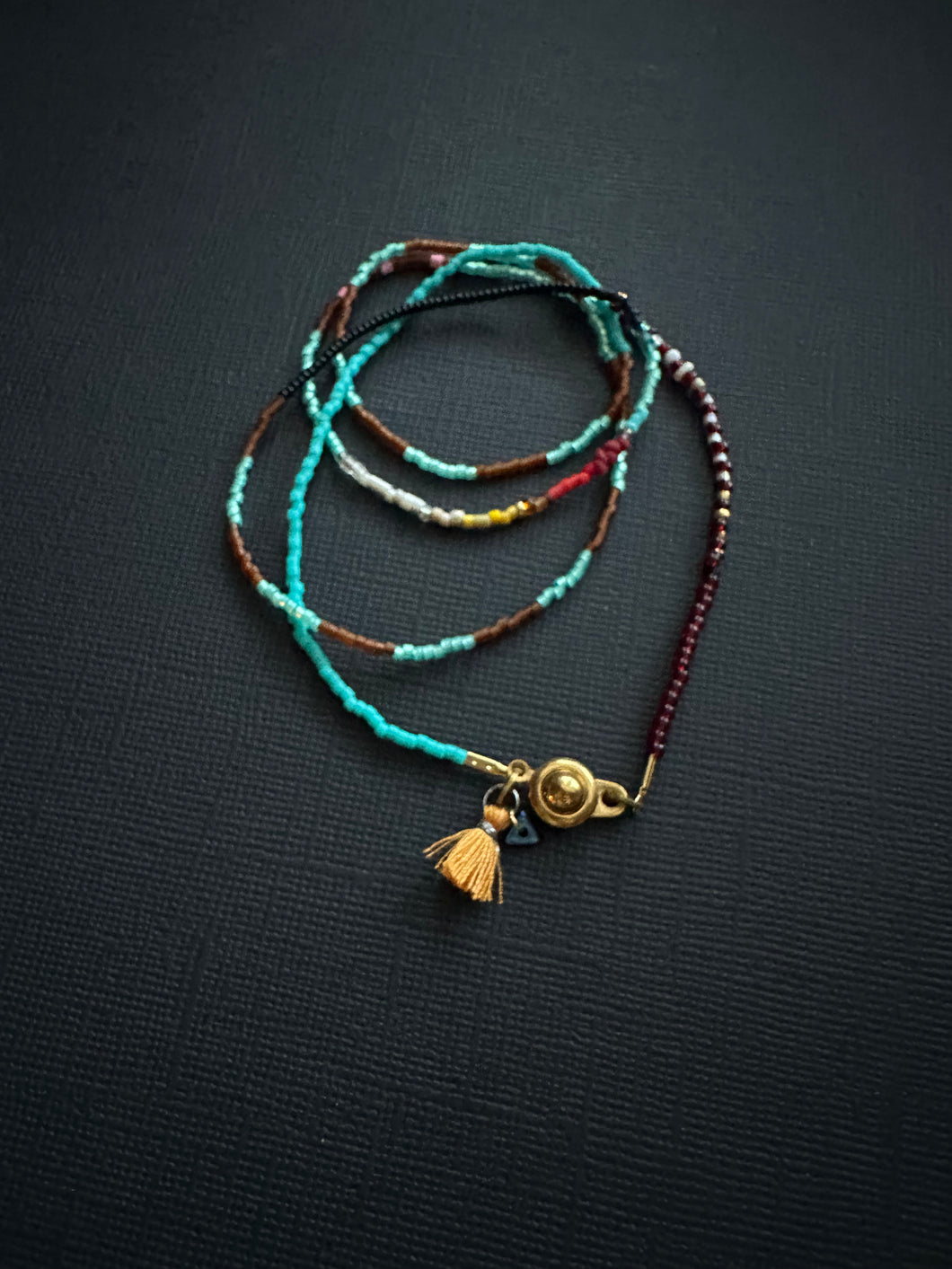 Simple Beaded Necklace 3759
