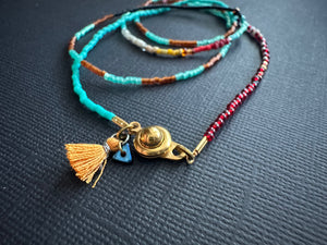 Simple Beaded Necklace 3759