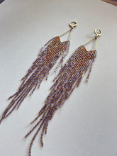 Load image into Gallery viewer, Mega Silks Beaded Fringe Earrings 4457
