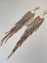 Load image into Gallery viewer, Mega Silks Beaded Fringe Earrings 4460
