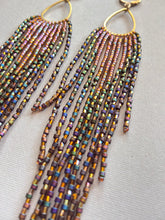 Load image into Gallery viewer, Mega Silks Beaded Fringe Earrings 4460
