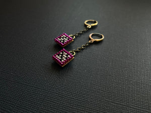 Beaded Drop Earrings 2144