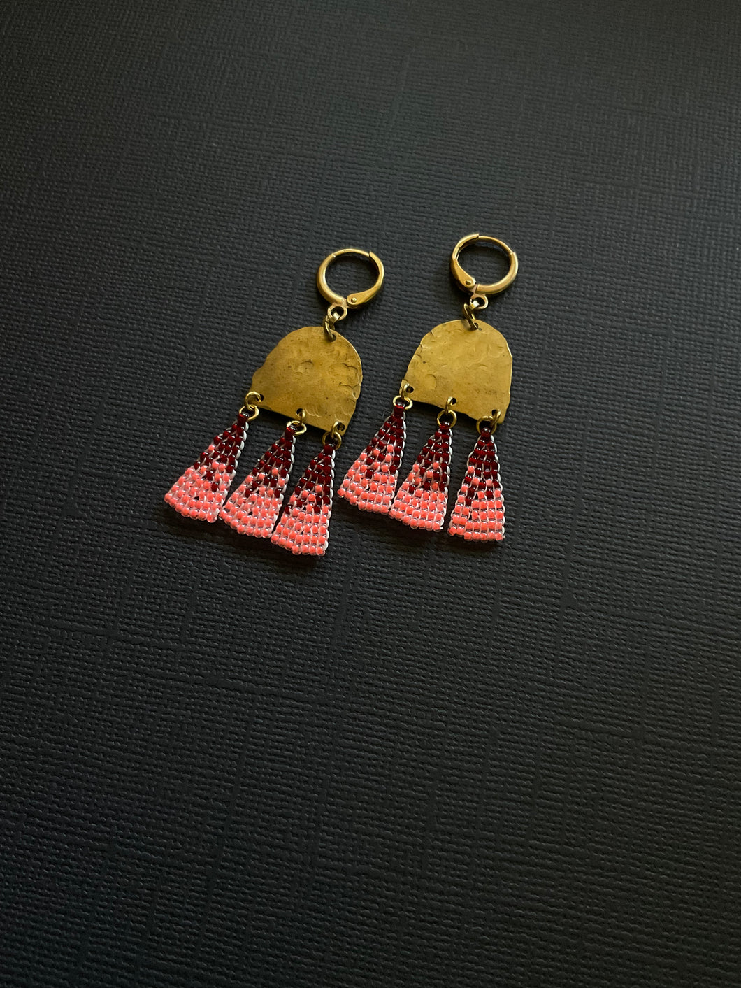 Beaded Drop Earrings 2147