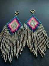 Load image into Gallery viewer, Beaded Fringe Earrings 2213
