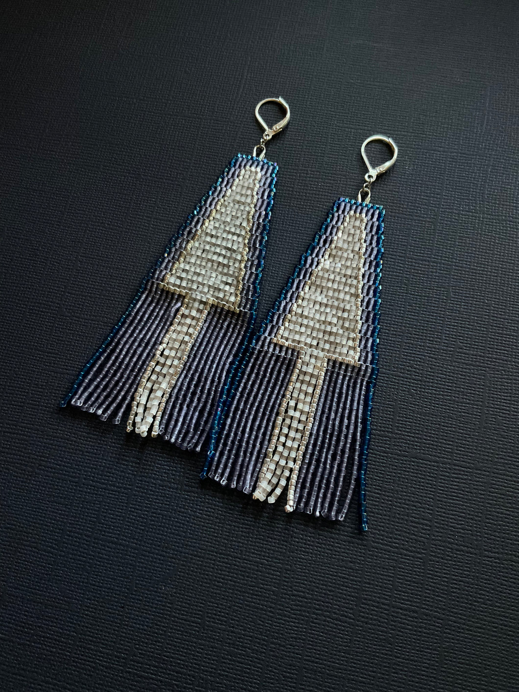 Beaded Fringe Earrings 2220