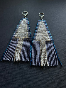 Beaded Fringe Earrings 2220