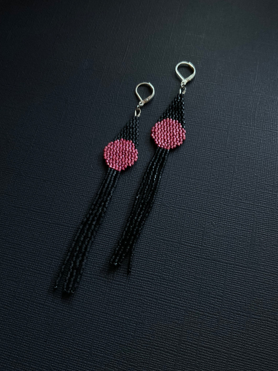 Beaded Fringe Earrings 2270