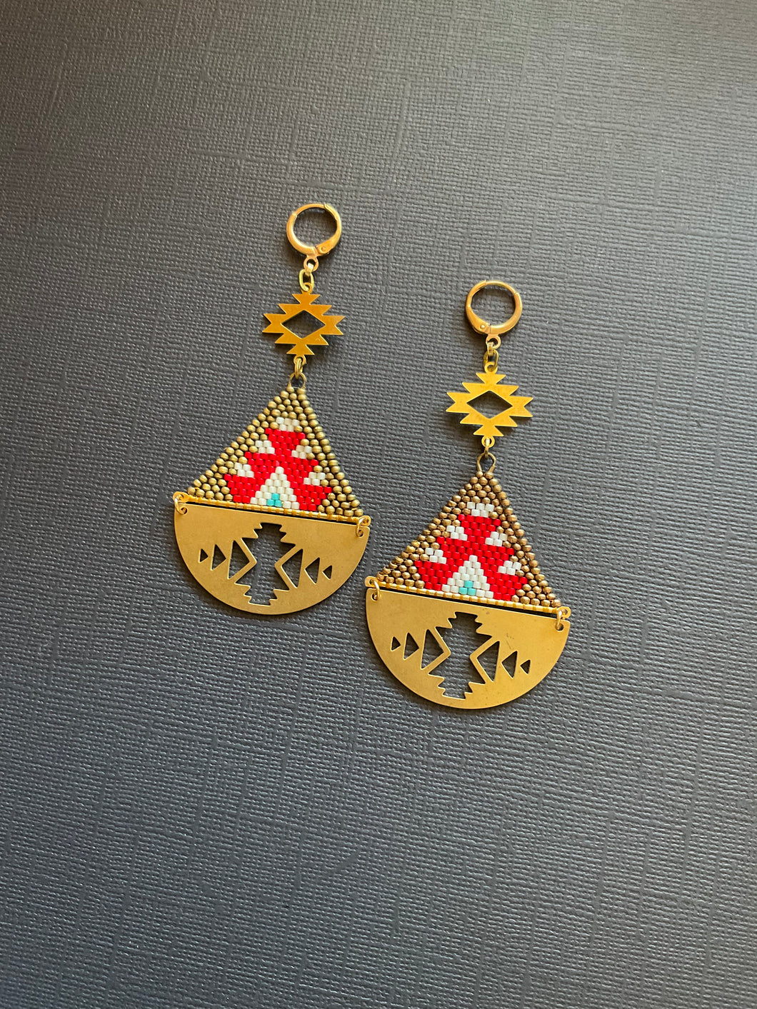 Beaded Drop Earrings 2273