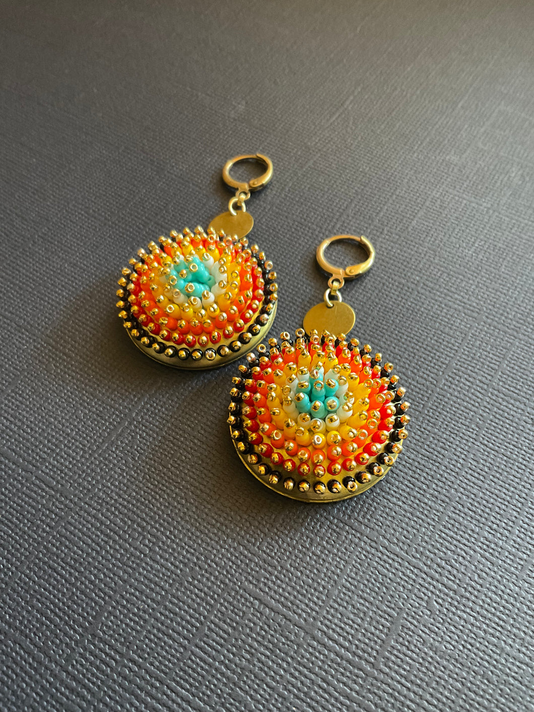 Beaded Drop Earrings 2278