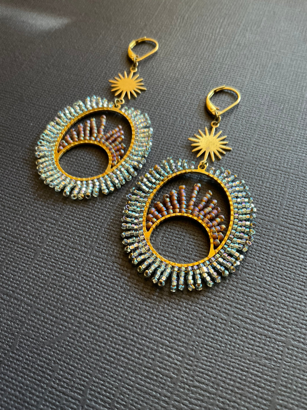 Beaded Drop Earrings 2292