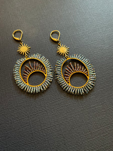 Beaded Drop Earrings 2292