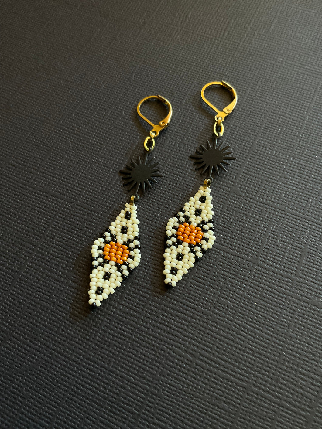 Beaded Drop Earrings 2296