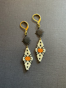 Beaded Drop Earrings 2296