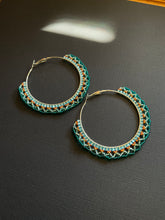 Load image into Gallery viewer, Beaded Hoop Earrings 2325
