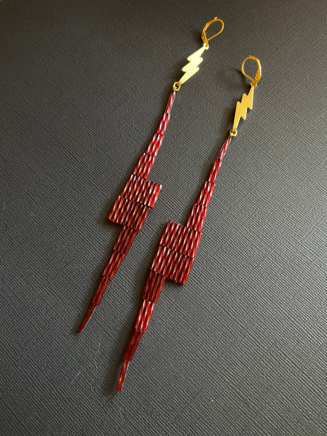 Twizzler Lightning Drop Earrings 2346