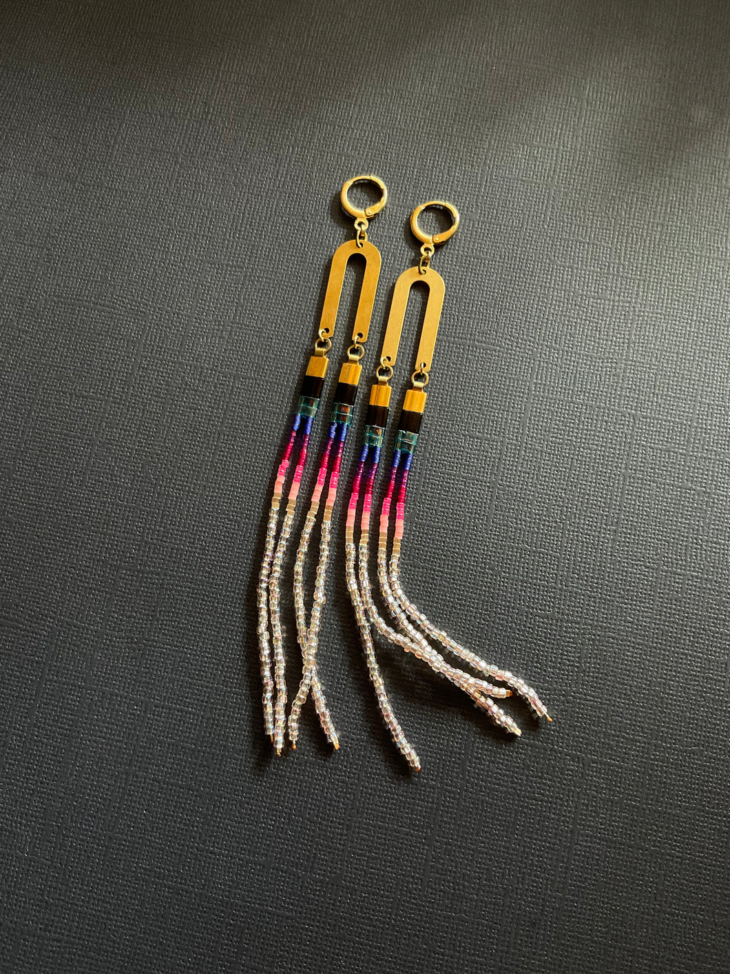 OCH Rainbow Tila Earrings 2397